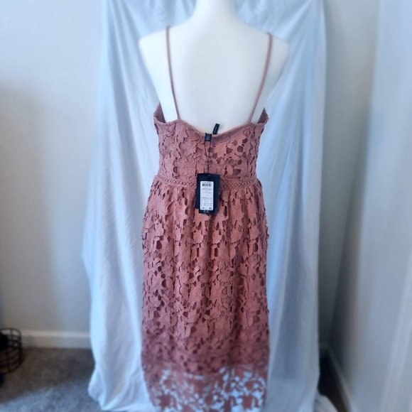 Eyelet Cocktail Dress - Picture 2 of 3